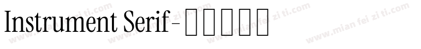 Instrument Serif字体转换